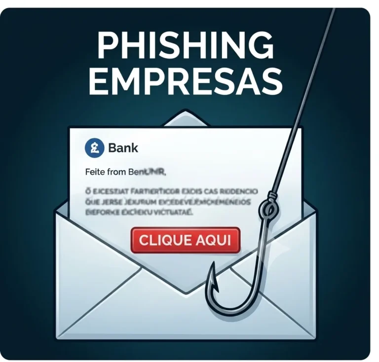 E-mail de phishing com anzol tentando fisgar dados da empresa